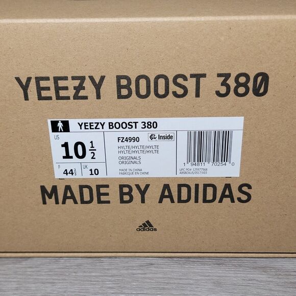 Adidas Mens Yeezy Boost 380 Shoes 10.5 Hylte Green Breathable Athletic Fashion main image 11